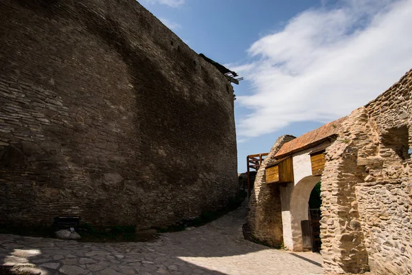 Details Ancient Deva Castle Romania — Stock Photo, Image