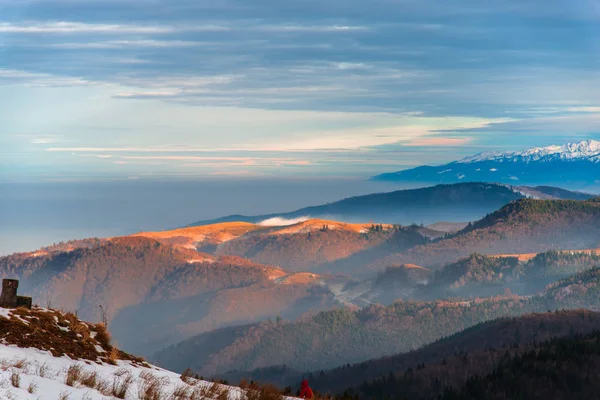 Карпатские Горы Природа Туристическая Концепция — стоковое фото