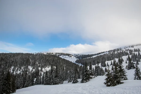 Paisaje Montañas Nevadas Invierno — Foto de Stock