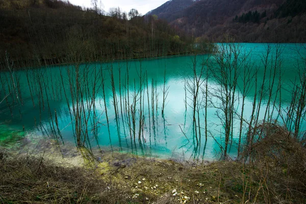 Inondazione Montagna Primavera — Foto Stock