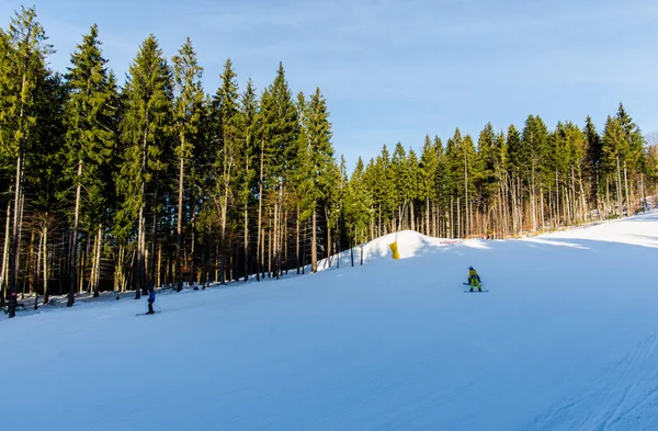 Comprensorio Sciistico Invernale Predeal Clabucet Romania — Foto Stock