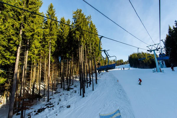 Ośrodek Narciarski Winter Predeal Clabucet Rumunia — Zdjęcie stockowe