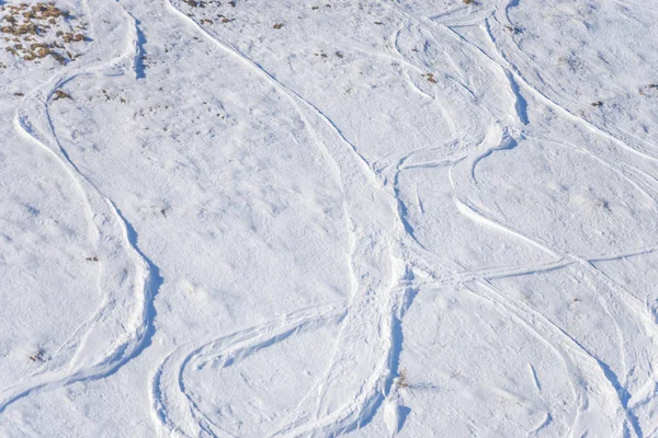 Paysage Enneigé Hiver Image Plein Cadre — Photo