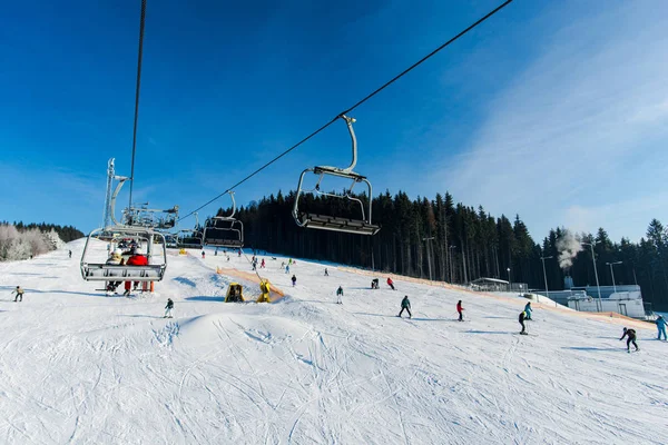 Winter Ski Resort Predeal Clabucet Romania — 스톡 사진