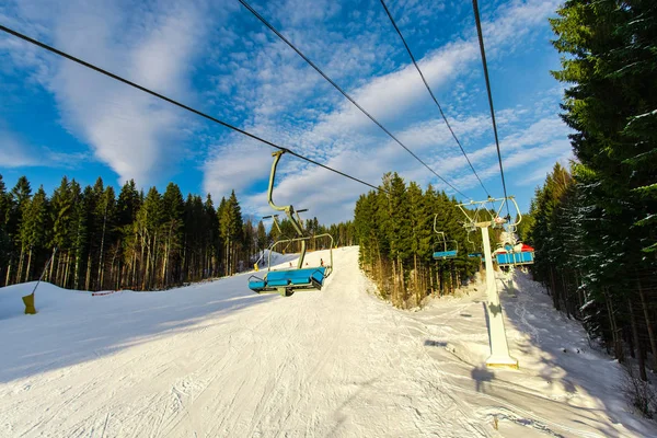 Winterskigebiet Predeal Clabucet Rumänien — Stockfoto