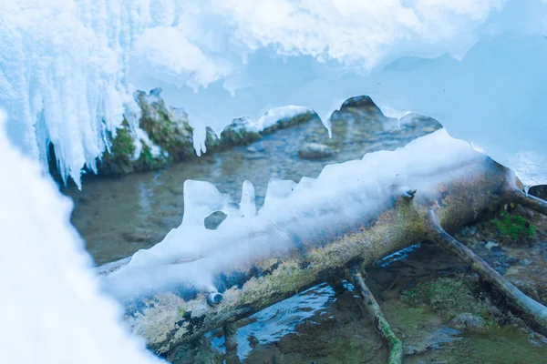 Полное Изображение Замороженной Воды Рамке — стоковое фото