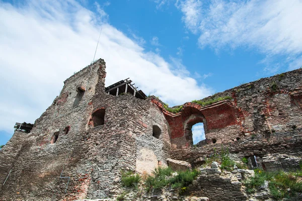 Szczegóły Ancient Deva Castle Rumunia — Zdjęcie stockowe