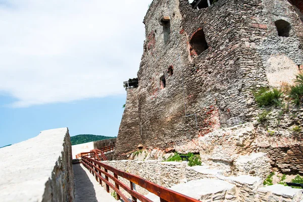 Details Ancient Deva Castle Romania — Stock Photo, Image