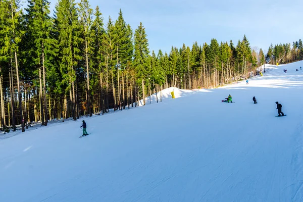 Estância Esqui Inverno Predeal Clabucet Roménia — Fotografia de Stock