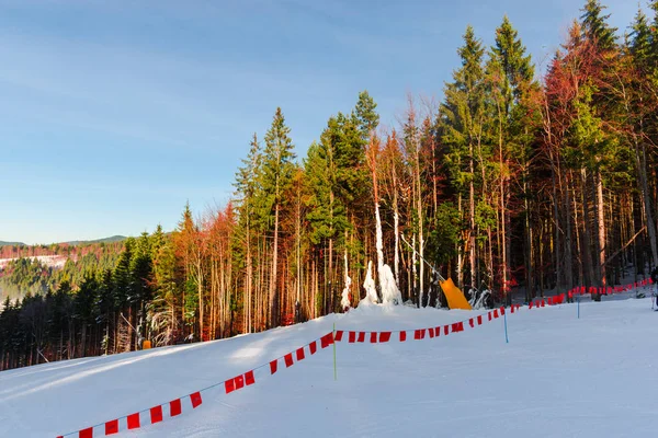 Winterskigebiet Predeal Clabucet Rumänien — Stockfoto