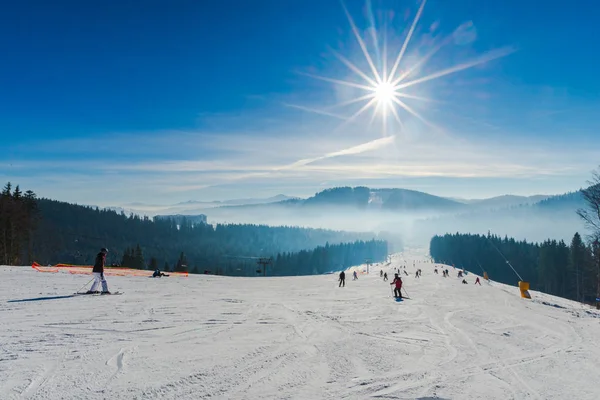 Station Ski Hiver Predeal Clabucet Roumanie — Photo