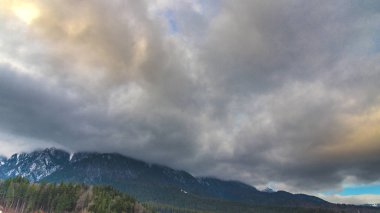 bulutlar doğal Alp Dağları, İsviçre