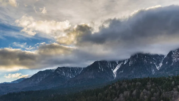 Sky Clouds Mountains Expedition Travel — Stock Photo, Image