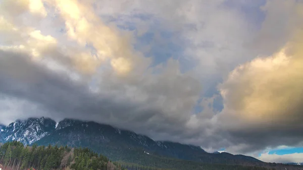 Clouds Switzerland Mountains Nature Wanderlust — Stock Photo, Image