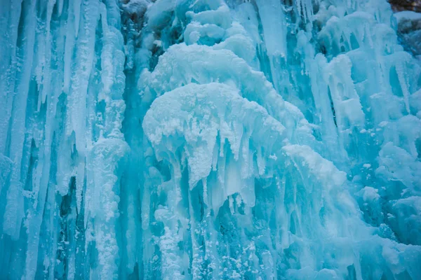 Donmuş Buz Tam Kare Yakın Çekim — Stok fotoğraf