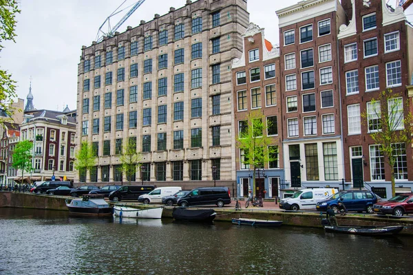Amsterdam Nederland April 2017 Cityscape Van Amsterdam — Stockfoto