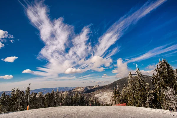 Kış Dağ Manzarası — Stok fotoğraf