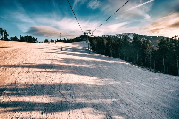 Winterskigebied Predeal Clabucet Roemenië — Stockfoto