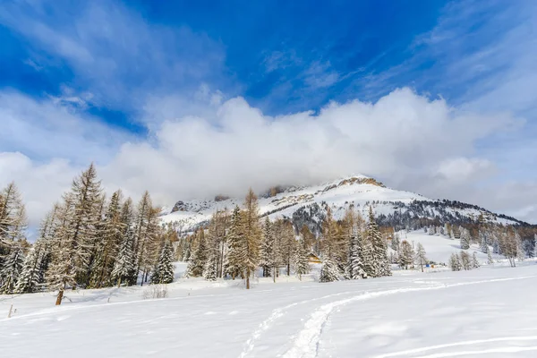 Pintoresca Vista Las Montañas Nevadas Invierno — Foto de Stock