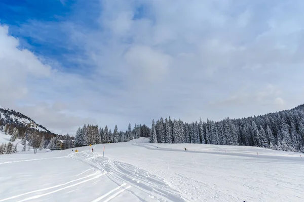 Pintoresca Vista Las Montañas Nevadas Invierno — Foto de Stock