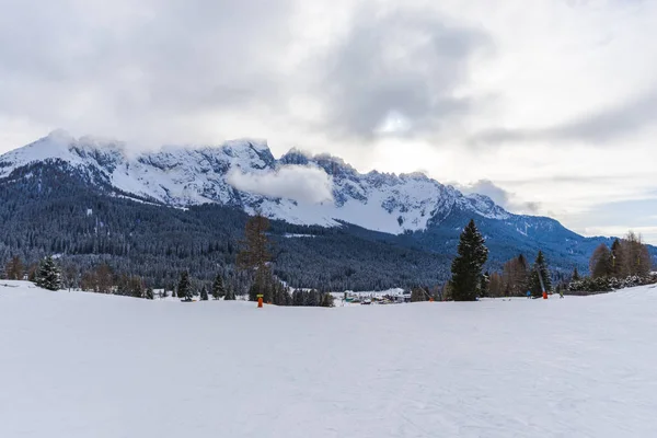 Berge Mit Bäumen Winter — Stockfoto