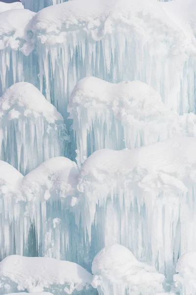 Full Frame Image Ice Glacier Icicles — Stock Photo, Image