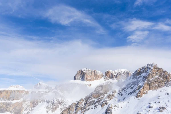 Dolomites Dağlarda Kış — Stok fotoğraf