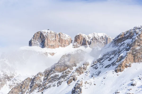 Dolomites Dağlarda Kış — Stok fotoğraf