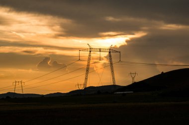 Doğa muhteşem günbatımı