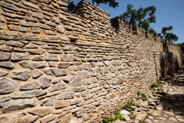 Antik Deva Kalesi detayları, Romanya.