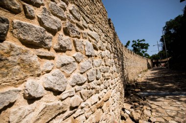 Antik Deva Kalesi detayları, Romanya.