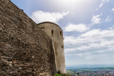 Antik Deva Kalesi detayları, Romanya.