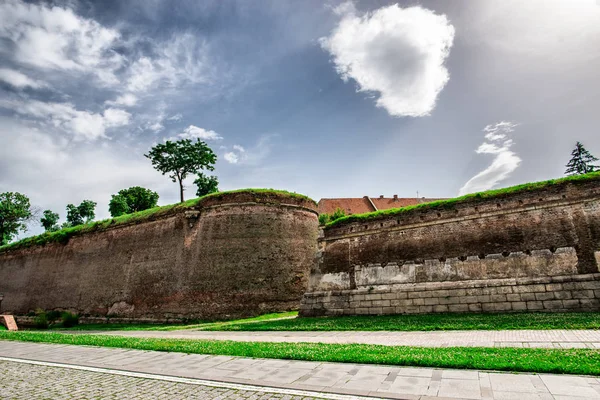 Szczegóły Ancient Deva Castle Rumunia — Zdjęcie stockowe