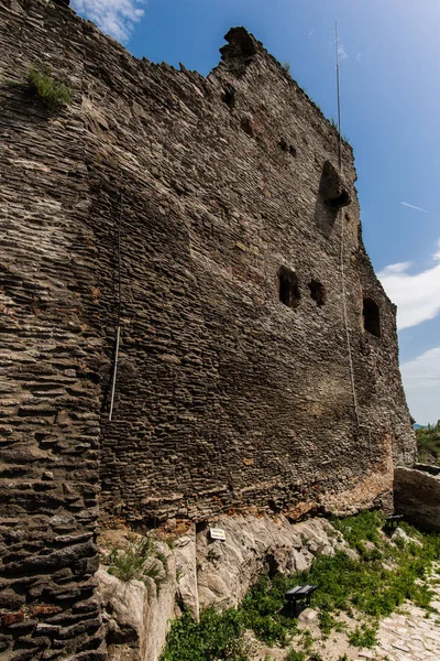 Antik Deva Kalesi Detayları Romanya — Stok fotoğraf