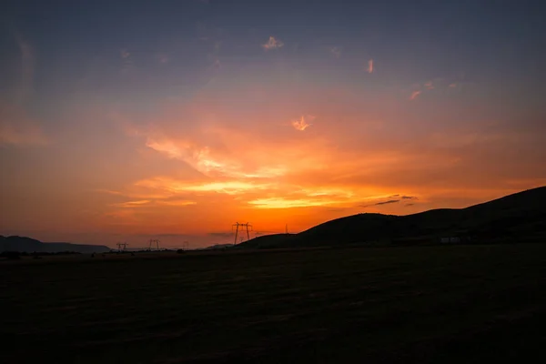 Increíble Puesta Sol Naturaleza — Foto de Stock