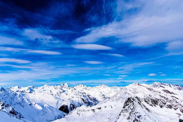Increíble Paisaje Montañas Invierno — Foto de Stock