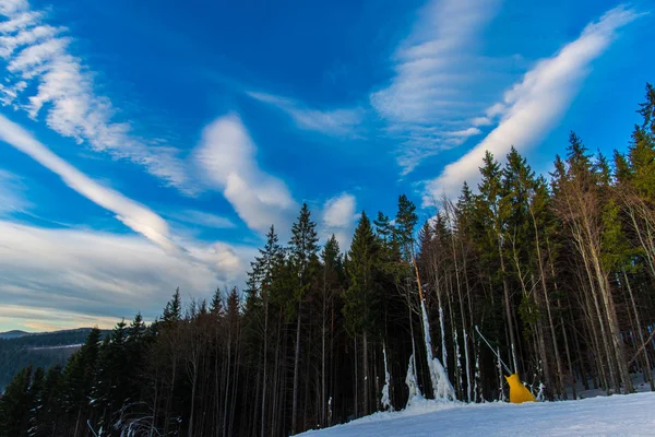 Erstaunliche Winterlandschaft Blick — Stockfoto