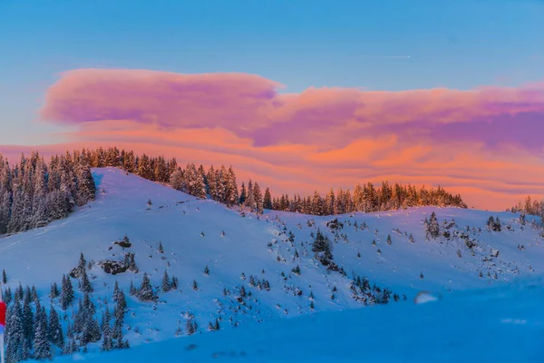 Geweldige Winter Landschapsmening — Stockfoto