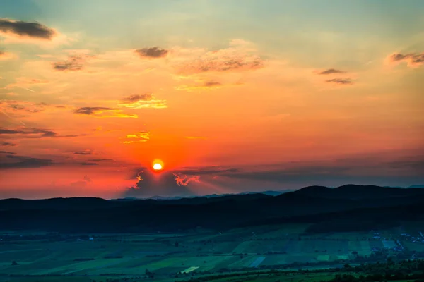 Amazing Sunset Nature — Stock Photo, Image