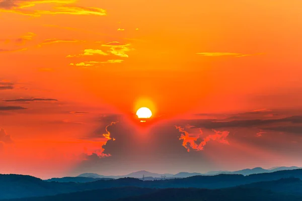 Amazing Sunset Nature — Stock Photo, Image