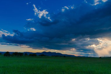 Akşam muhteşem günbatımı