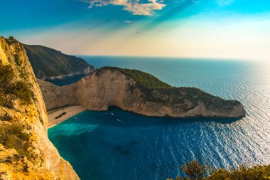 Ismarlayarak cliff ve Yunanistan.