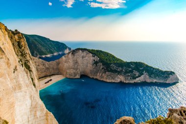 Ismarlayarak cliff ve Yunanistan.