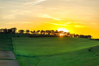 Akşam muhteşem günbatımı