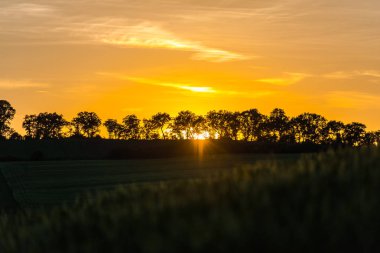 Akşam muhteşem günbatımı