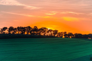 Akşam muhteşem günbatımı