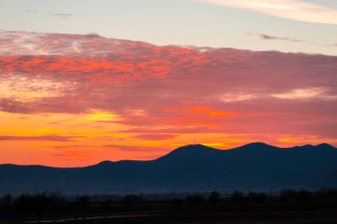 Akşam muhteşem günbatımı