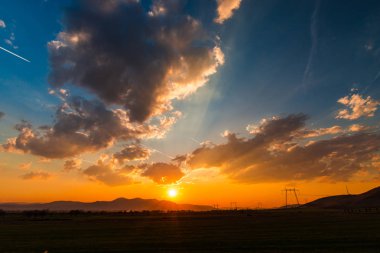 Akşam muhteşem günbatımı