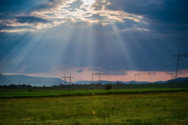 Akşam muhteşem günbatımı