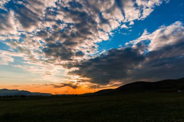 Akşam muhteşem günbatımı